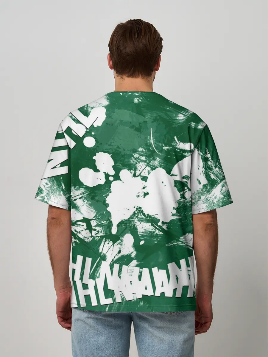 Мужская футболка оверсайз / Minnesota Wild, Миннесота Уайлд