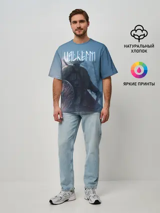 Мужская футболка оверсайз / Valheim