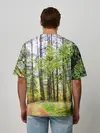 Мужская футболка оверсайз / Лес мой храм