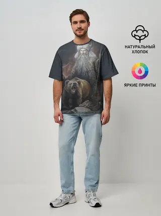 Мужская футболка оверсайз / Велес