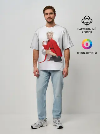 Мужская футболка оверсайз / DOJA CAT