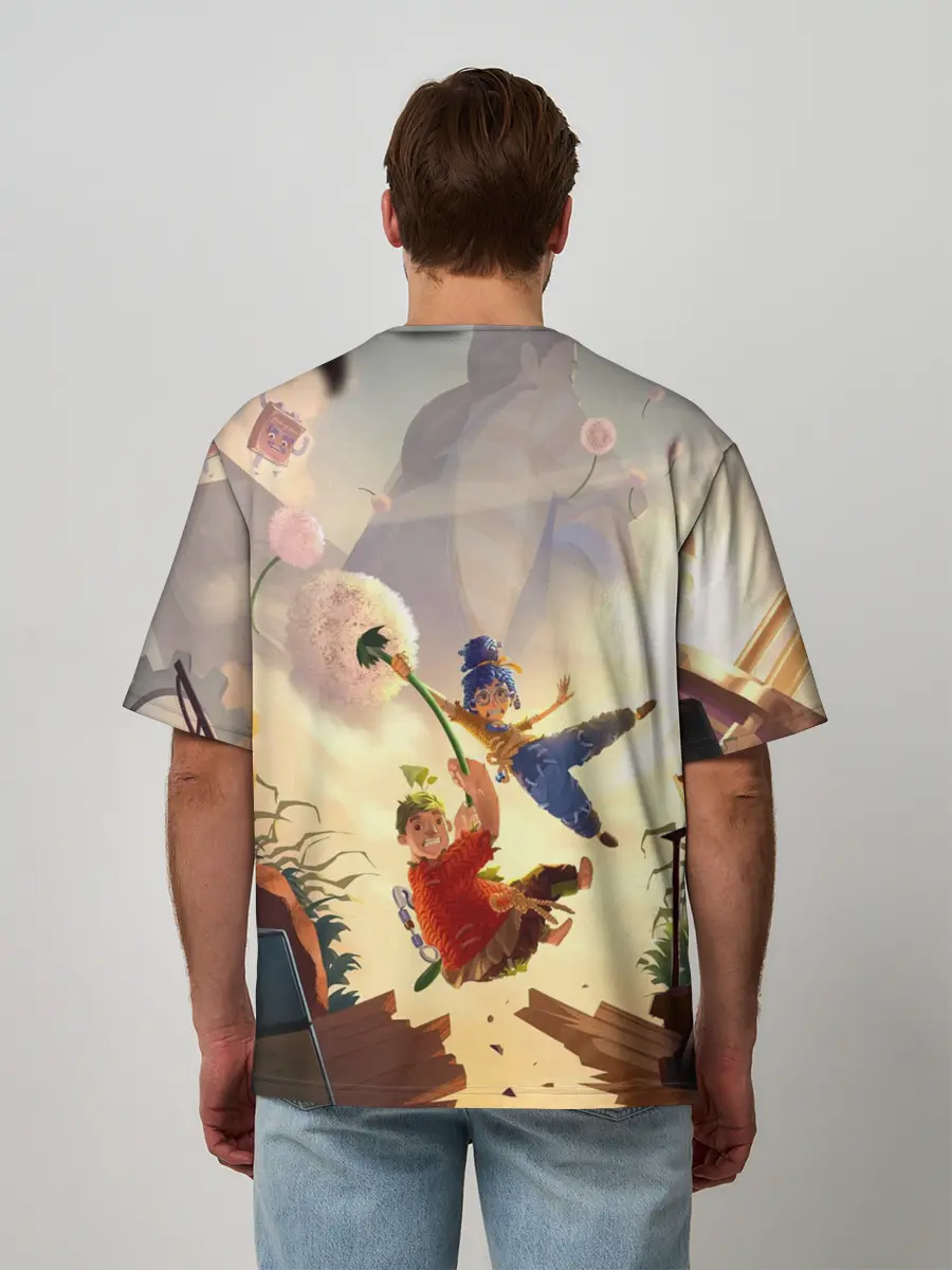 Мужская футболка оверсайз / It Takes Two