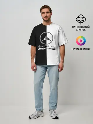 Мужская футболка оверсайз / MERCEDES-BENZ