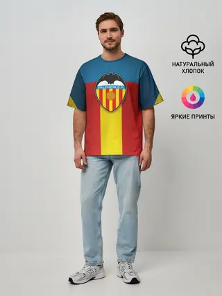 Мужская футболка оверсайз / Валенсия ФК