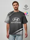 Мужская футболка оверсайз / HYUNDAI SPORT