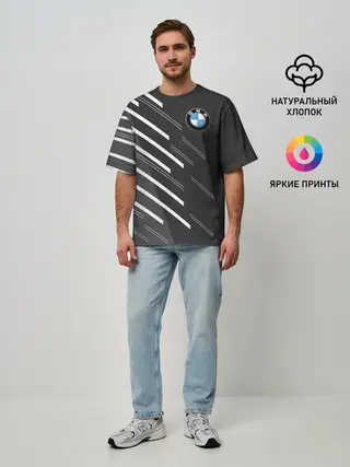 Мужская футболка оверсайз / BMW SPORT