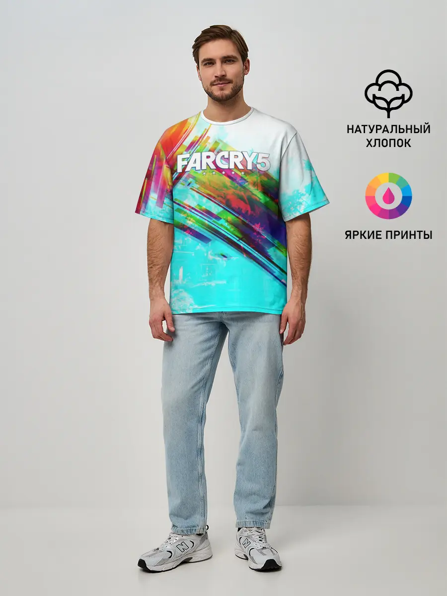 Мужская футболка оверсайз / FARCRY EXCLUSIVE
