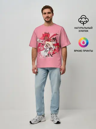 Мужская футболка оверсайз / ОТЕЛЬ ХАЗБИН