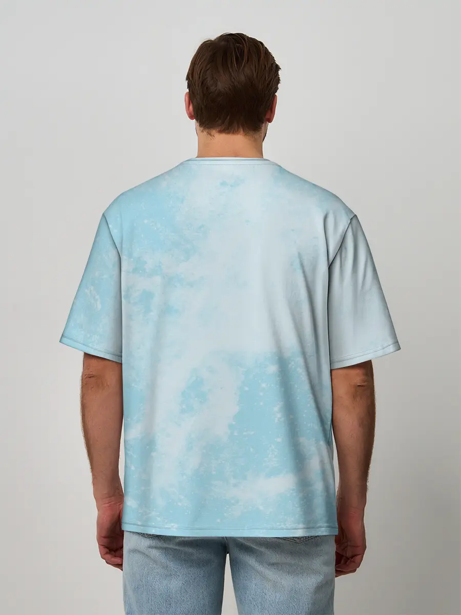 Мужская футболка оверсайз / Тихиро на горе с драконом