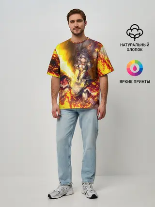 Мужская футболка оверсайз / Ноэлль | Noelle