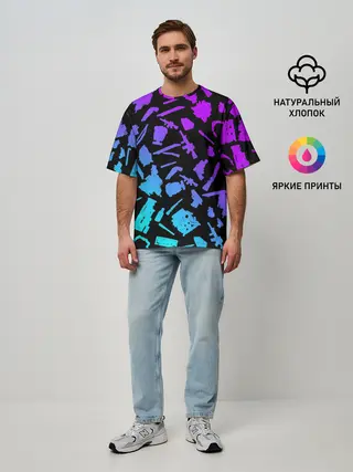 Мужская футболка оверсайз / PATTERN THE LAST OF US