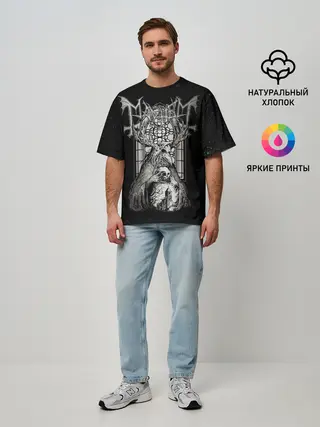 Мужская футболка оверсайз / MAYHEM