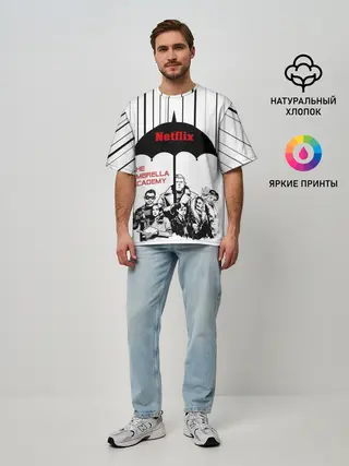 Мужская футболка оверсайз / The Umbrella Academy Season 3