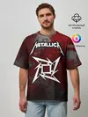 Мужская футболка оверсайз / METALLICA