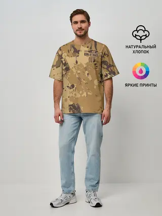 Мужская футболка оверсайз / KING OF TANKS