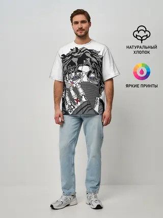 Мужская футболка оверсайз / Scarlxrd