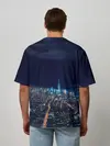 Мужская футболка оверсайз / Ночной город