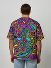 Мужская футболка оверсайз / Психоделика