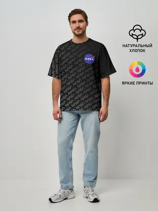 Мужская футболка оверсайз / NASA