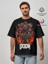 Мужская футболка оверсайз / DooM