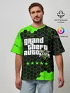 Мужская футболка оверсайз / GTA 5 / ГТА 5