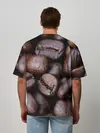 Мужская футболка оверсайз / Кофейные зёрна