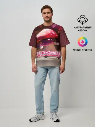 Мужская футболка оверсайз / Battle For Neighborville
