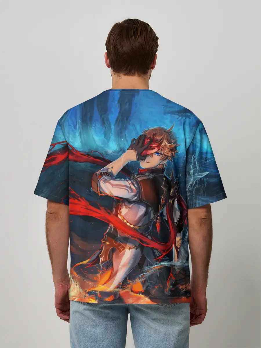 Мужская футболка оверсайз / Tartaglia art