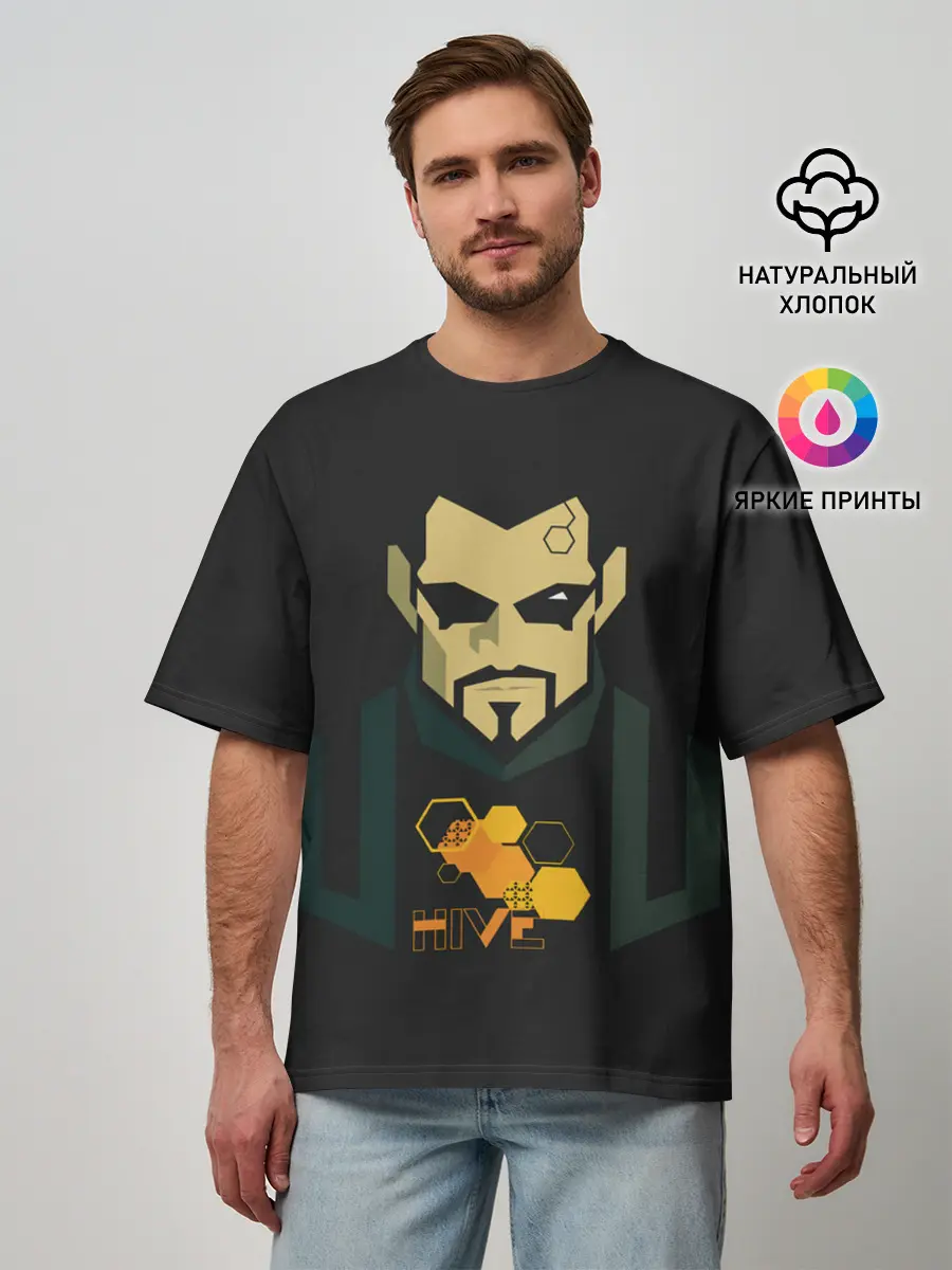 Мужская футболка оверсайз / Адам