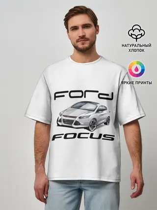 Мужская футболка оверсайз / FORD