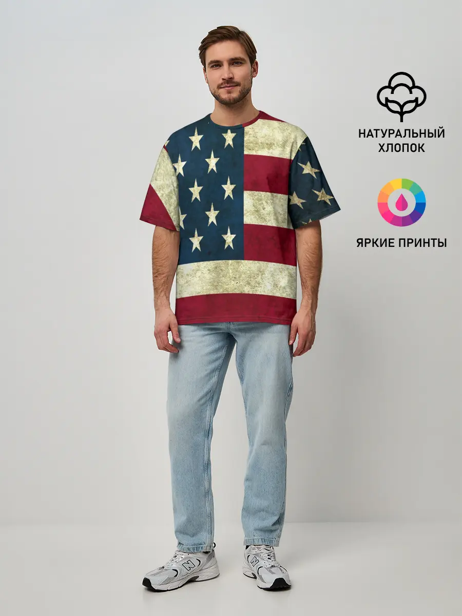 Мужская футболка оверсайз / usa collection 2019