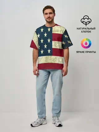 Мужская футболка оверсайз / usa collection 2019