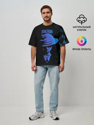 Мужская футболка оверсайз / Манки Д. Луффи One Piece