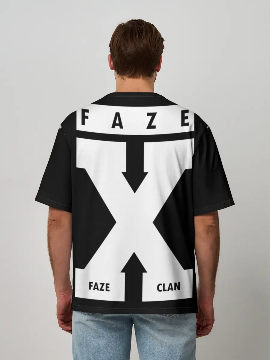 Мужская футболка оверсайз / Faze Clan