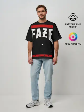 Мужская футболка оверсайз / Faze Clan