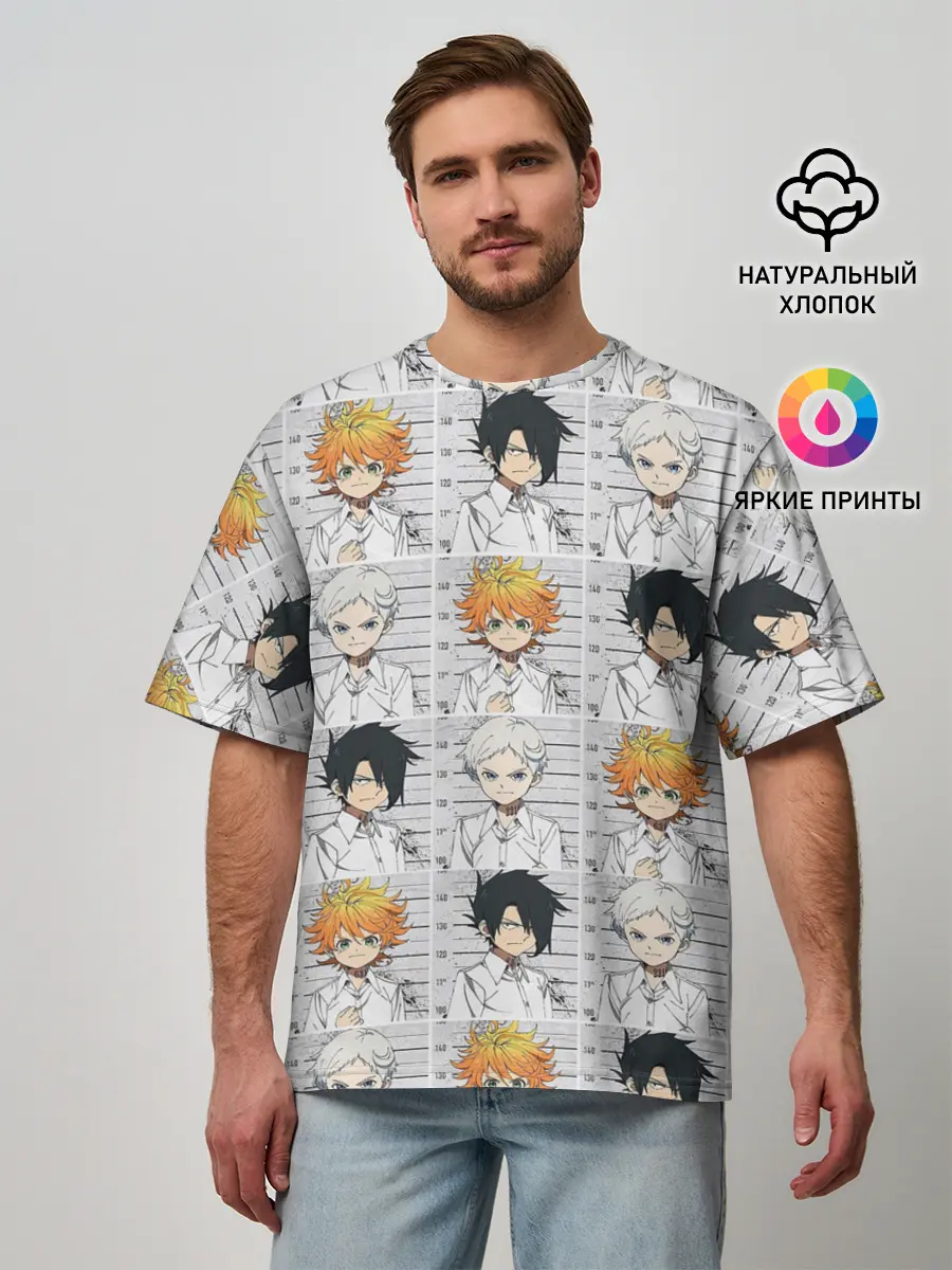 Мужская футболка оверсайз / Обещанный Неверленд