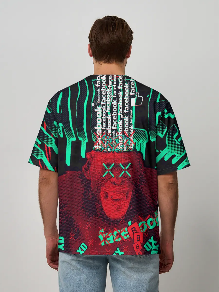 Мужская футболка оверсайз / DED SEC