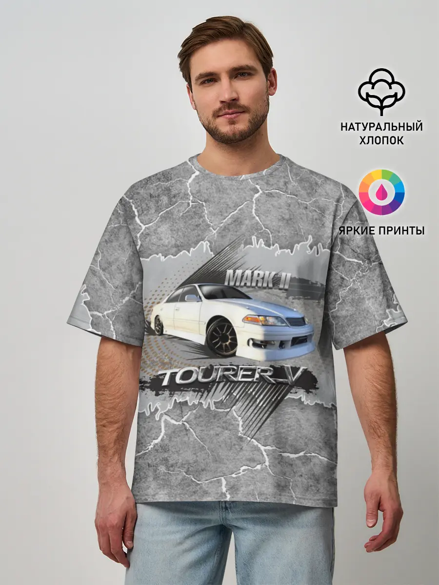Мужская футболка оверсайз / Mark 2 Tourer V