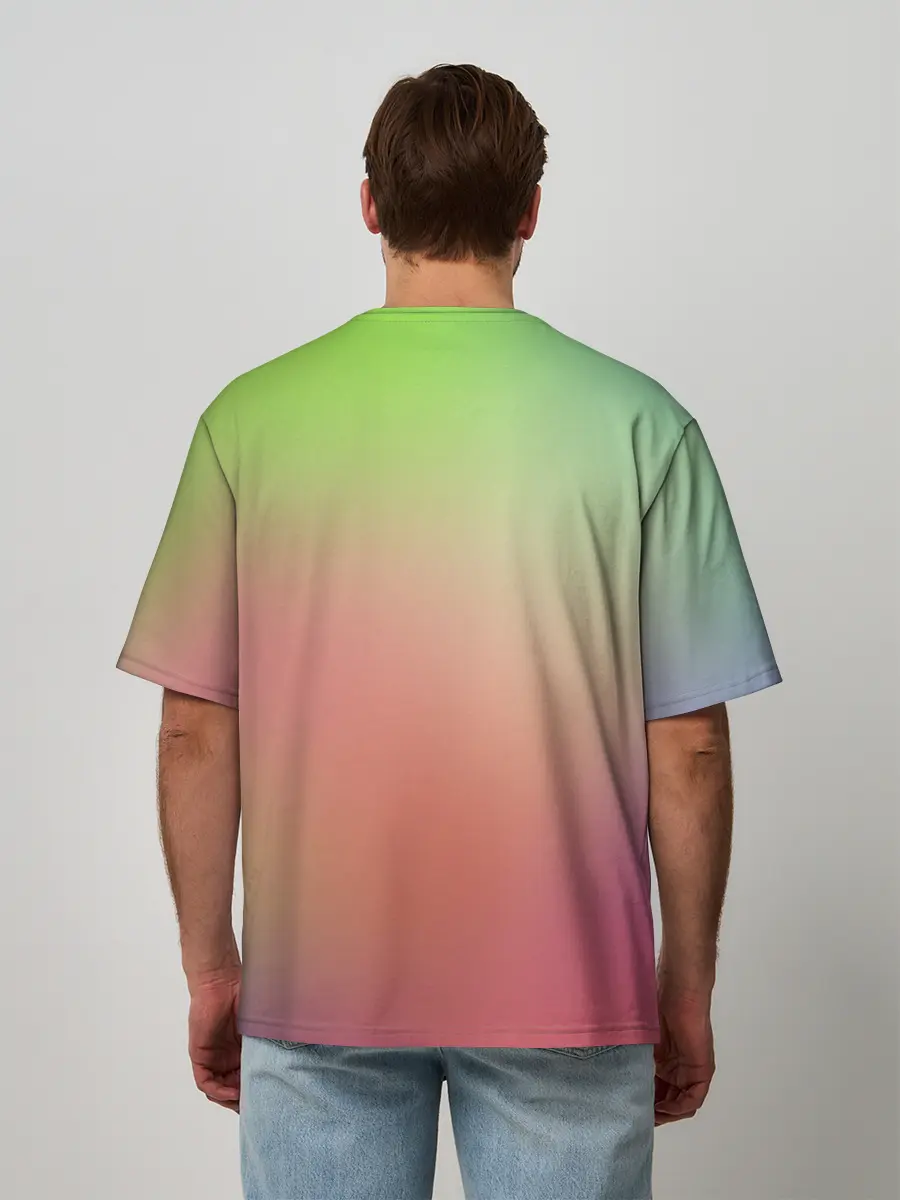 Мужская футболка оверсайз / Единорог на Старте