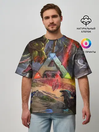 Мужская футболка оверсайз / Ark: Survival Evolved