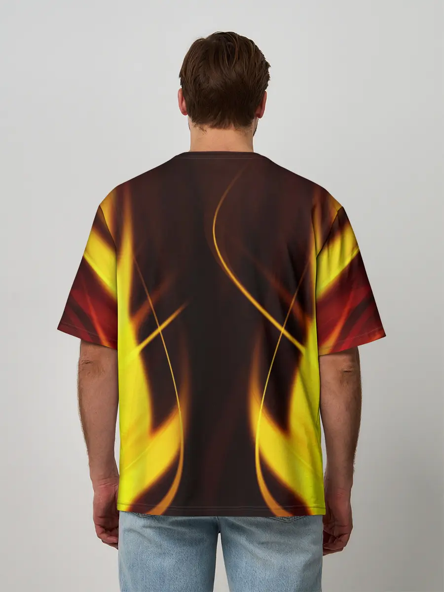 Мужская футболка оверсайз / Russian style | Русский стиль