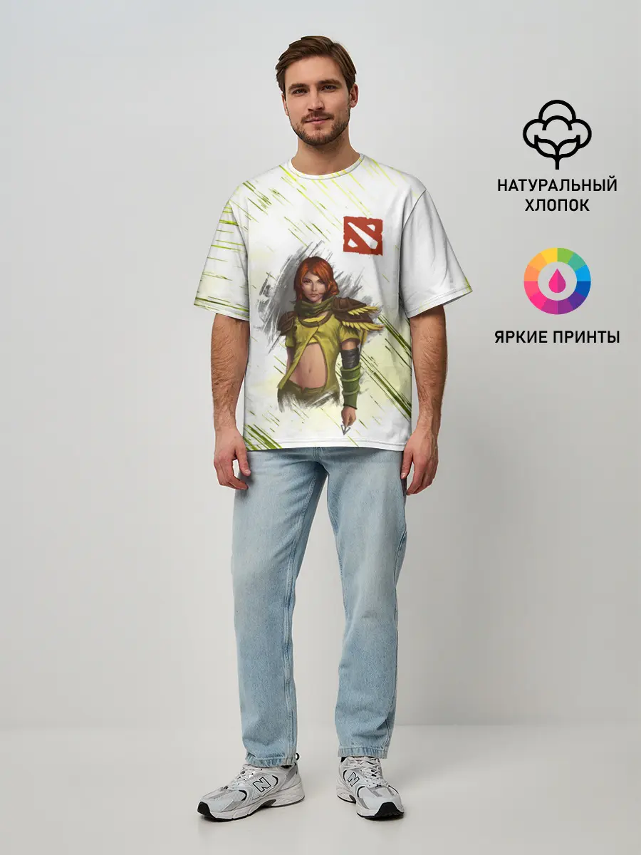 Мужская футболка оверсайз / Windranger