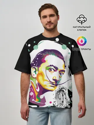 Мужская футболка оверсайз / Сальвадор Дали