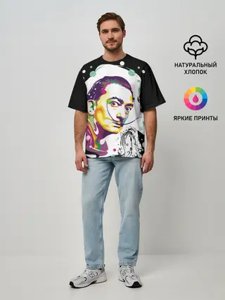 Мужская футболка оверсайз / Сальвадор Дали