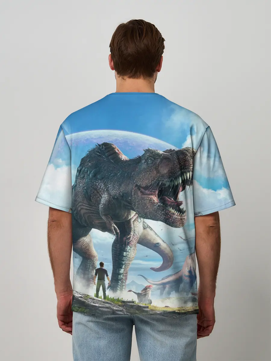 Мужская футболка оверсайз / Ark Survival Evolved