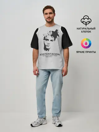 Мужская футболка оверсайз / XXXTENTACION.