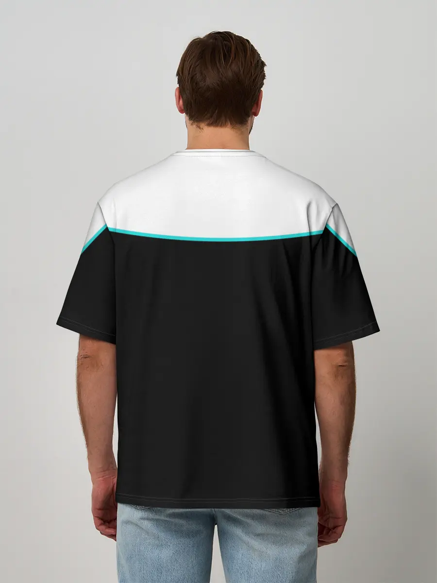 Мужская футболка оверсайз / Detroit RK800