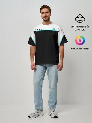 Мужская футболка оверсайз / Detroit RK800