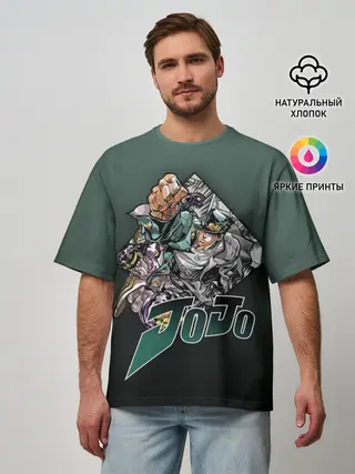 Мужская футболка оверсайз / JoJo