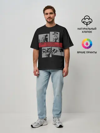 Мужская футболка оверсайз / Ковбой Бибоп